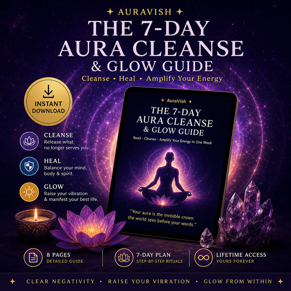 The 7-Day Aura Cleanse & Glow Guide — Read, Cleanse & Amplify Your Energy (Digital PDF)